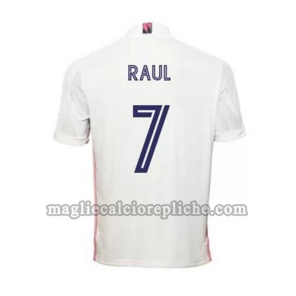 prima maglie calcio real madrid 2020-2021 raul 7