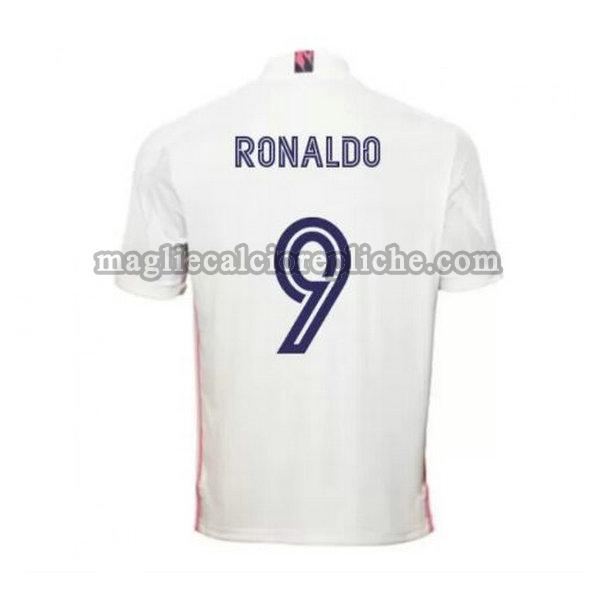 prima maglie calcio real madrid 2020-2021 ronaldo 9