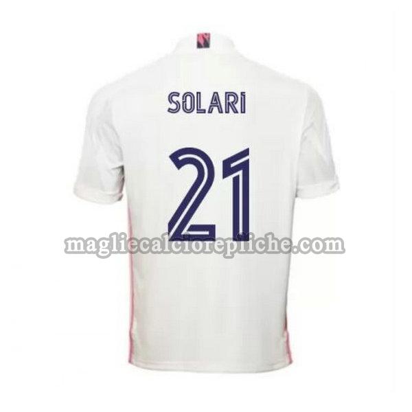 prima maglie calcio real madrid 2020-2021 solari 21