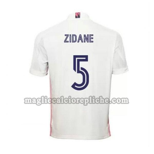 prima maglie calcio real madrid 2020-2021 zidane 5