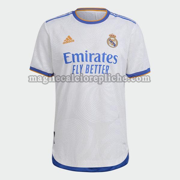 prima maglie calcio real madrid 2021 2022 thailandia bianco