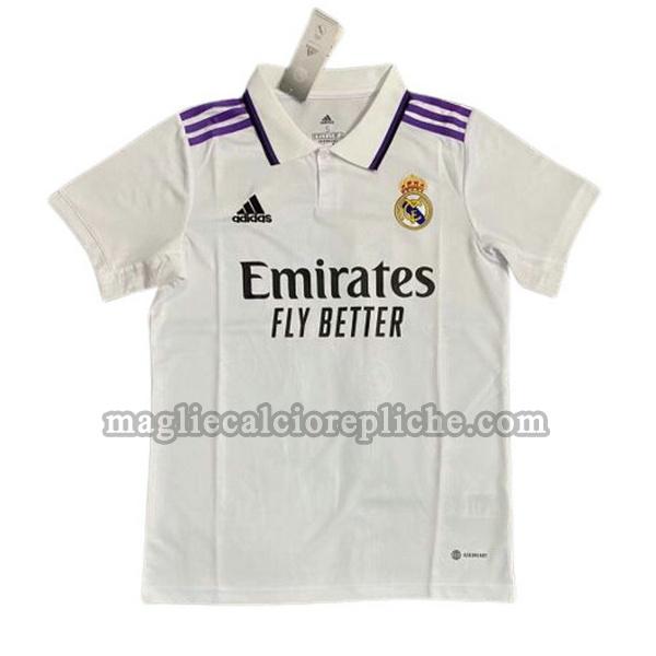 prima maglie calcio real madrid 2022 2023 thailandia bianco