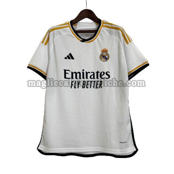 prima maglie calcio real madrid 2023 2024 thailandia bianco