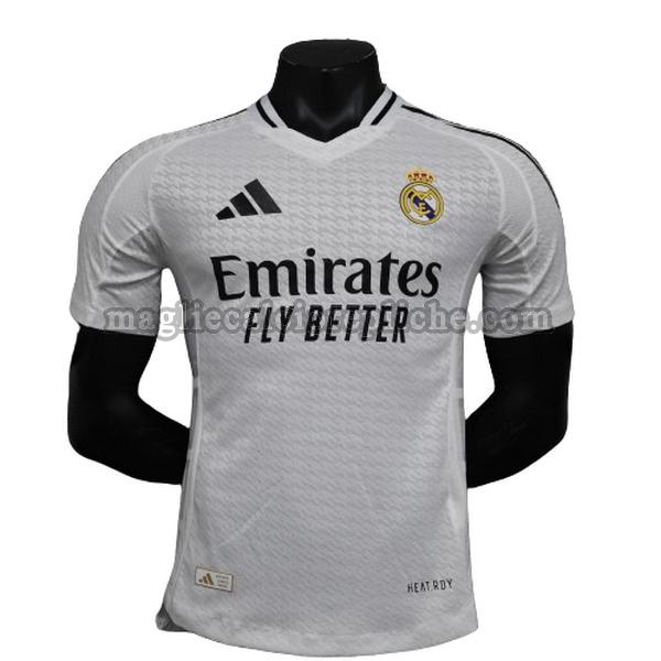 prima maglie calcio real madrid 2024 2025 player bianco