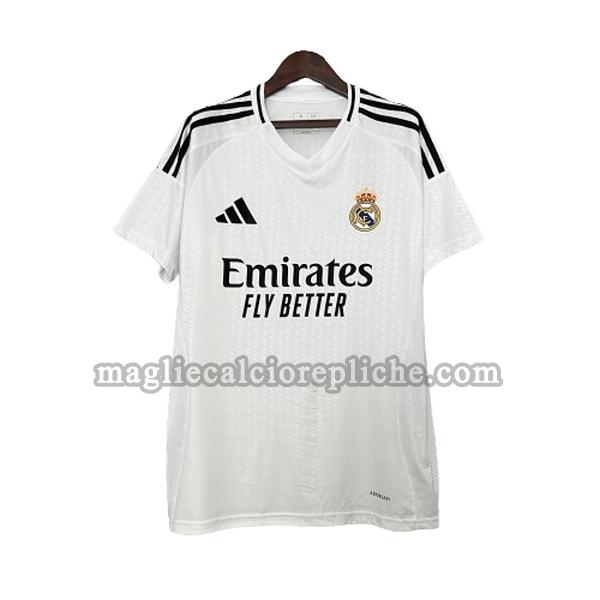 prima maglie calcio real madrid 2024 2025 thailandia bianco