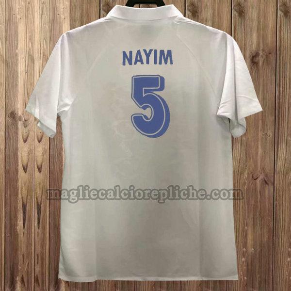 prima maglie calcio real zaragoza 1994-1995 nayim 5 grigio