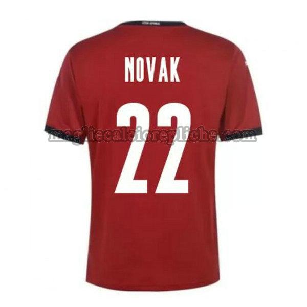 prima maglie calcio repubblica ceca 2020 novak 22