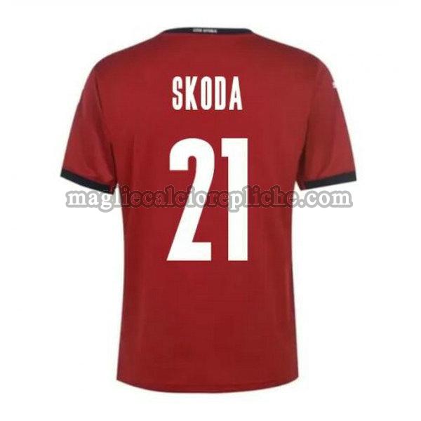 prima maglie calcio repubblica ceca 2020 skoda 21