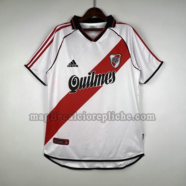 prima maglie calcio river plate 2000 2001 bianco