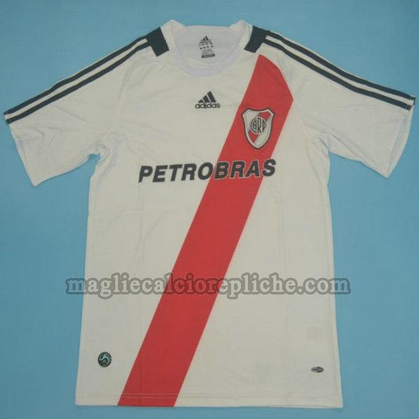 prima maglie calcio river plate 2008-2009 bianco