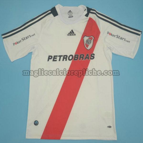 prima maglie calcio river plate 2009-2010 bianco