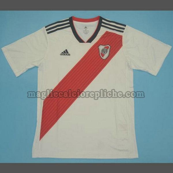 prima maglie calcio river plate 2018-2019 bianco