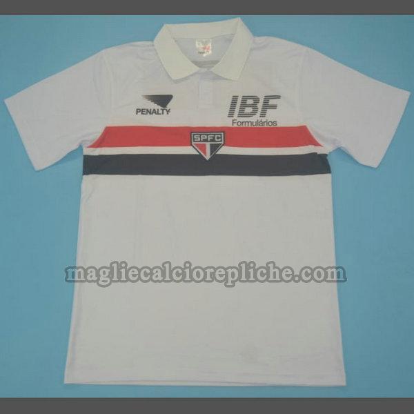 prima maglie calcio san paolo 1991 bianco