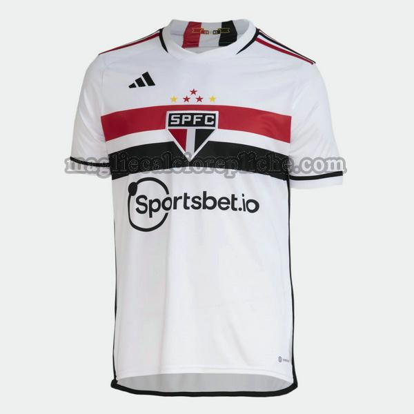 prima maglie calcio san paolo 2023 2024 thailandia bianco