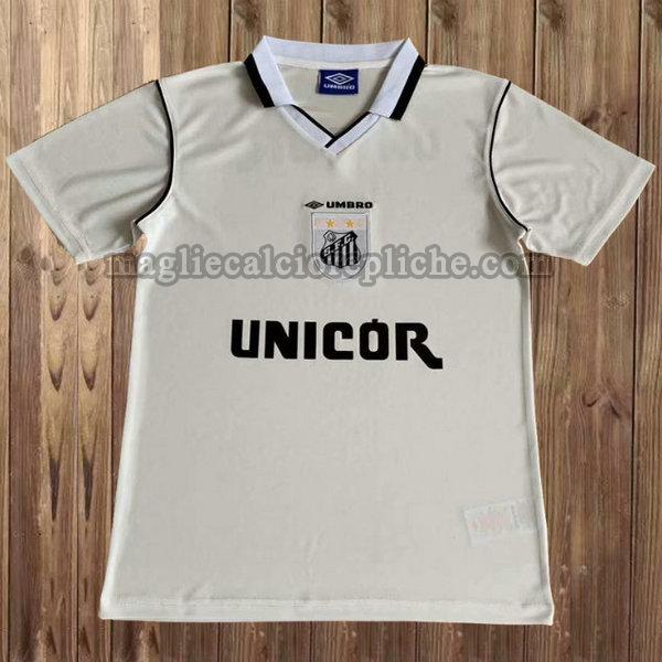 prima maglie calcio santos 1999 grigio