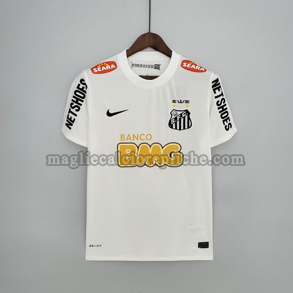 prima maglie calcio santos 2011 2012 bianco