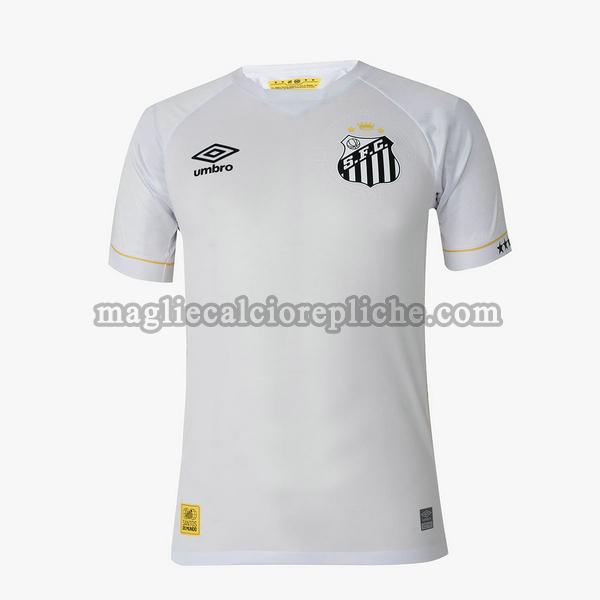 prima maglie calcio santos 2023 2024 thailandia bianco