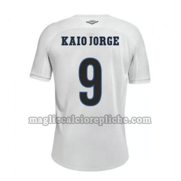 prima maglie calcio santos fc 2020-2021 kaio jorge 9 bianco