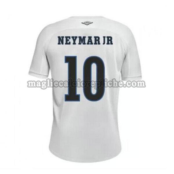 prima maglie calcio santos fc 2020-2021 neymar jr 10 bianco