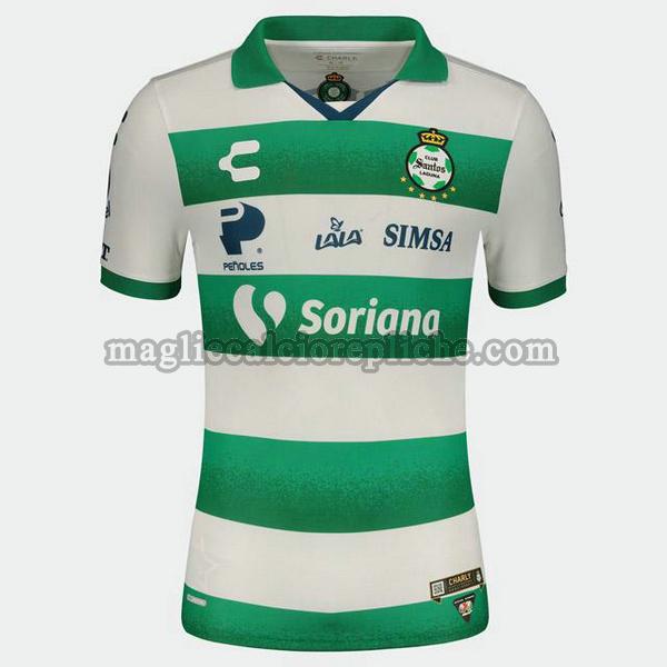 prima maglie calcio santos laguna 2021 2022 thailandia verde bianco