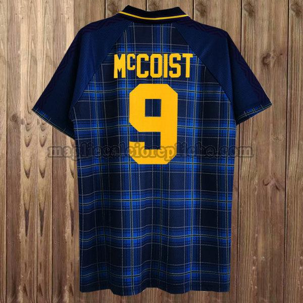 prima maglie calcio scozia 1994-1996 mccoist 9 blu