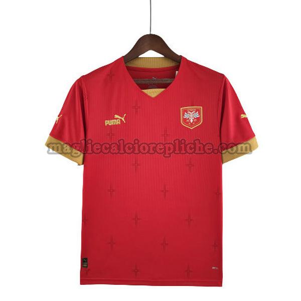 prima maglie calcio serbia 2022 2023 thailandia rosso