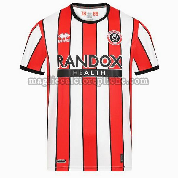 prima maglie calcio sheffield united 2023 2024 thailandia rosso bianco