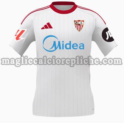 prima maglie calcio siviglia 2025 2026 thailandia bianco