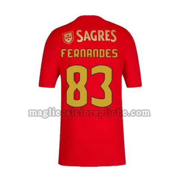 prima maglie calcio sl benfica 2020-2021 fernandes 83