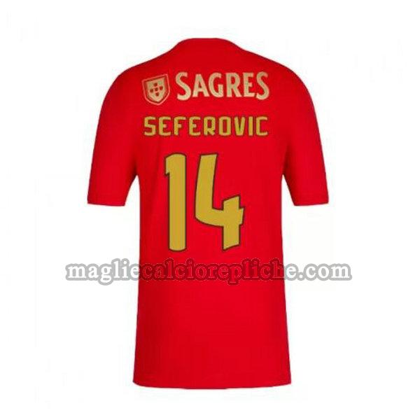 prima maglie calcio sl benfica 2020-2021 seferovic 14