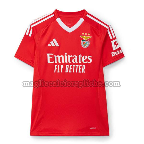 prima maglie calcio sl benfica 2024 2025 thailandia rosso