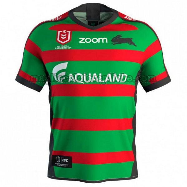 prima maglie calcio south sydney rabbitohs 2019 verde