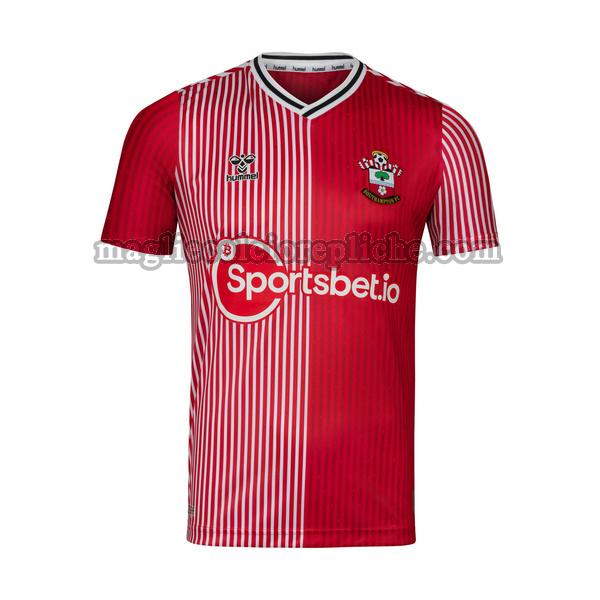 prima maglie calcio southampton 2023 2024 thailandia rosso