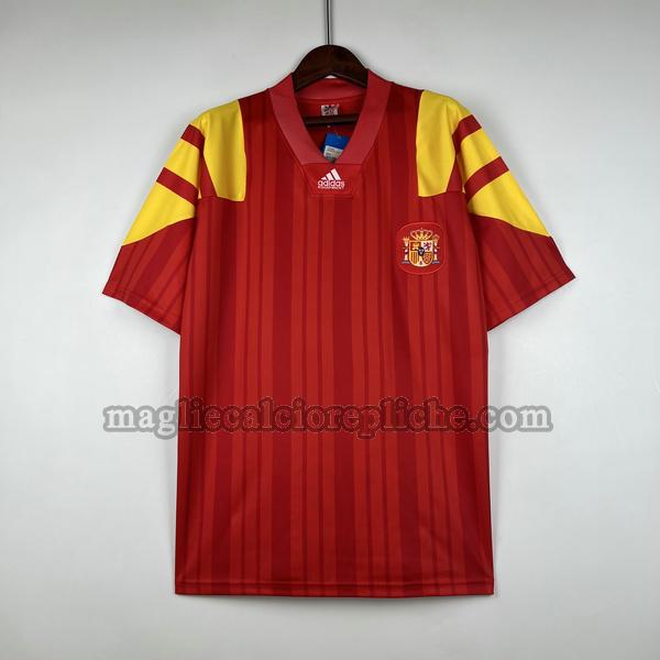 prima maglie calcio spagna 1992 1994 rosso