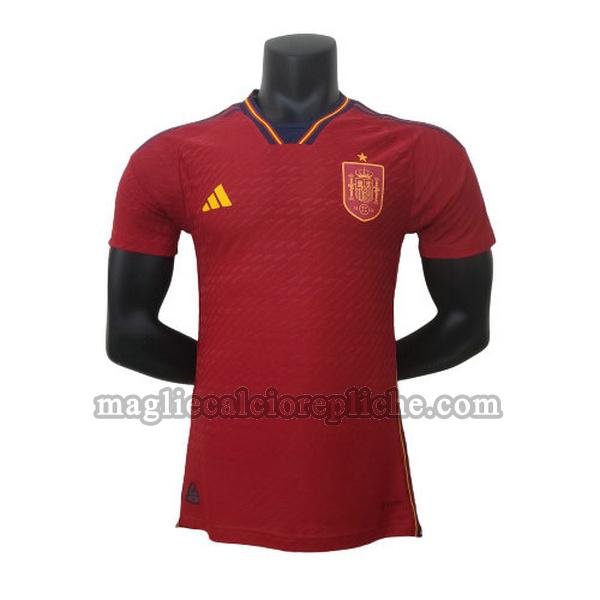 prima maglie calcio spagna 2022 player rosso