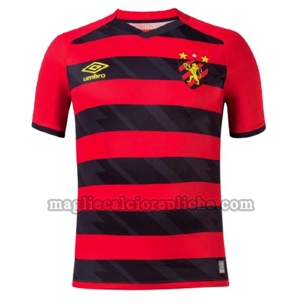 prima maglie calcio sport recife 2021 2022 thailandia rosso nero