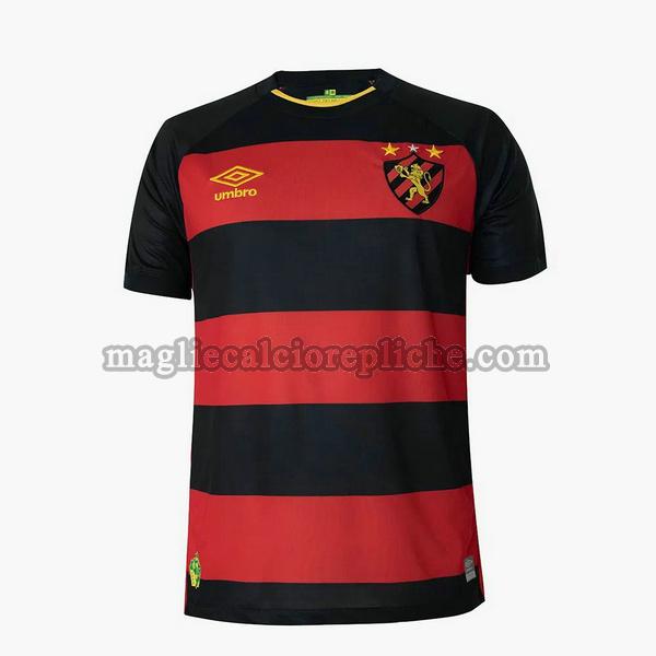 prima maglie calcio sport recife 2023 2024 thailandia rosso nero