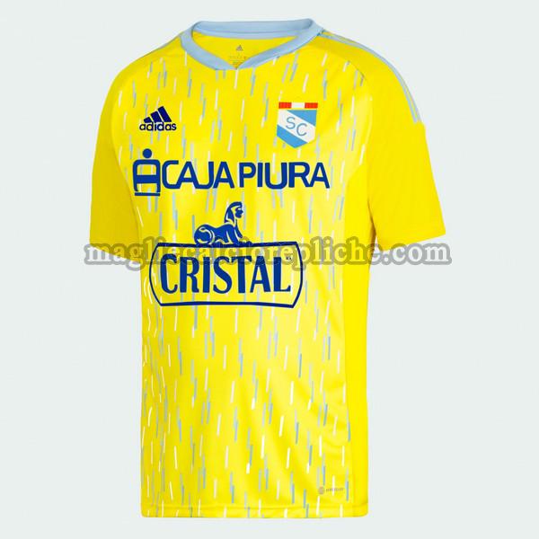 prima maglie calcio sporting cristal 2023 2024 thailandia giallo