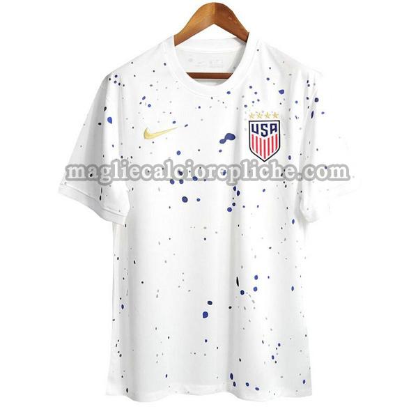 prima maglie calcio stati uniti 2023 2024 thailandia bianco