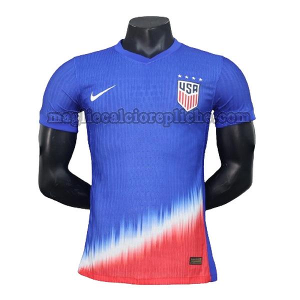 prima maglie calcio stati uniti 2024 player blu