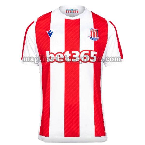 prima maglie calcio stoke city 2021 2022 thailandia rosso bianco