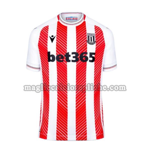 prima maglie calcio stoke city 2022 2023 thailandia rosso bianco