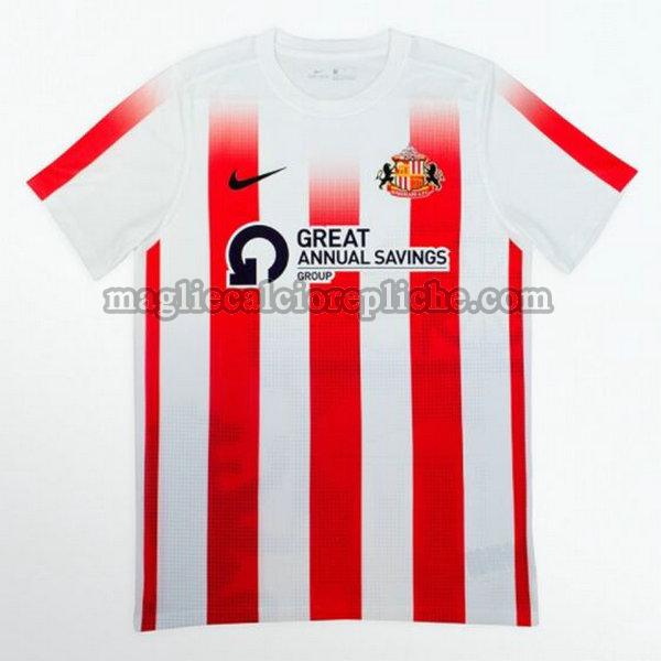 prima maglie calcio sunderland 2021 2022 thailandia rosso bianco