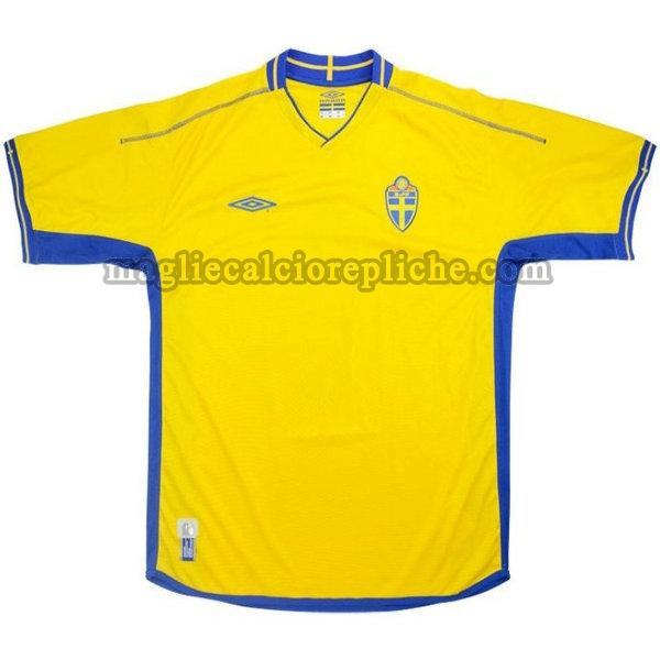 prima maglie calcio svezia 2004 giallo