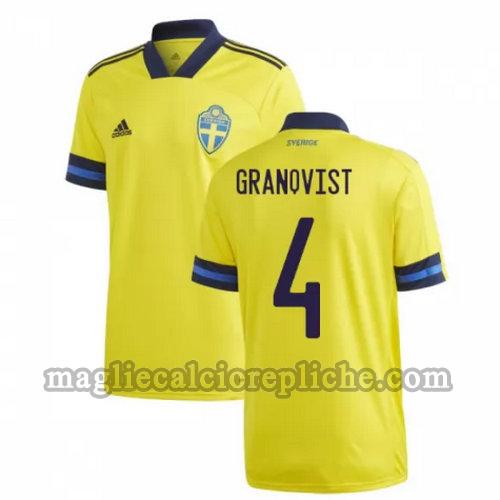 prima maglie calcio svezia 2020 granqvist 4