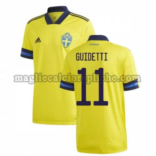 prima maglie calcio svezia 2020 guidetti 11