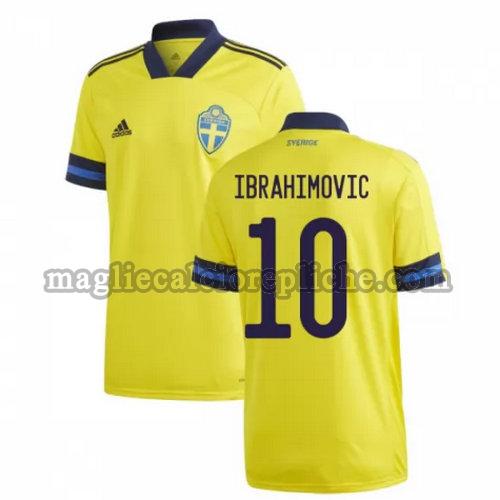 prima maglie calcio svezia 2020 ibrahimovic 10