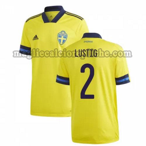 prima maglie calcio svezia 2020 lustig 2