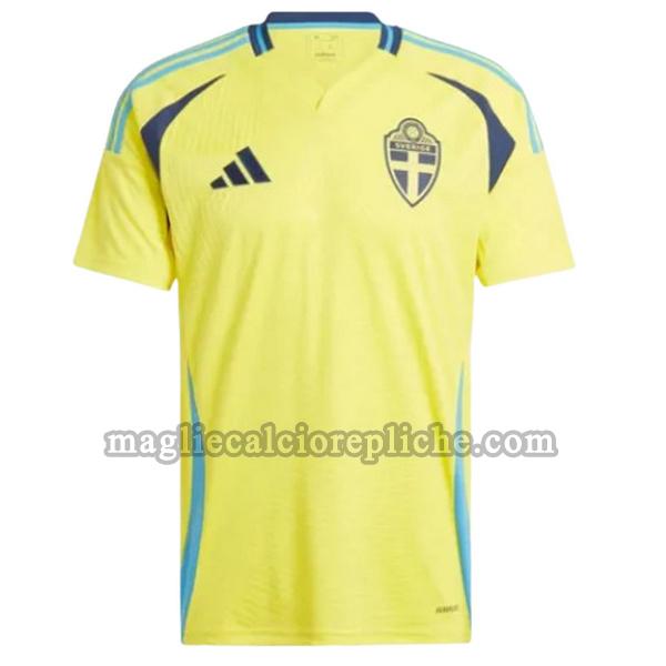 prima maglie calcio svezia 2024 thailandia giallo