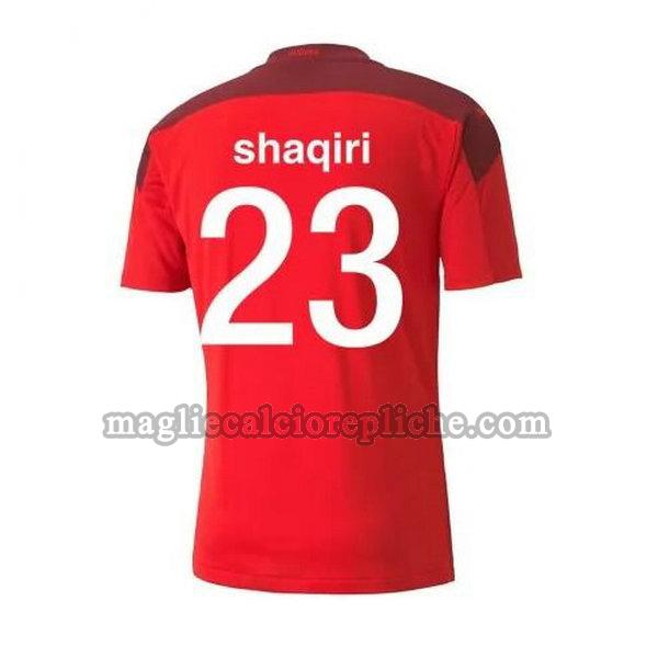 prima maglie calcio svizzera 2020-2021 shaqiri 23 rosso